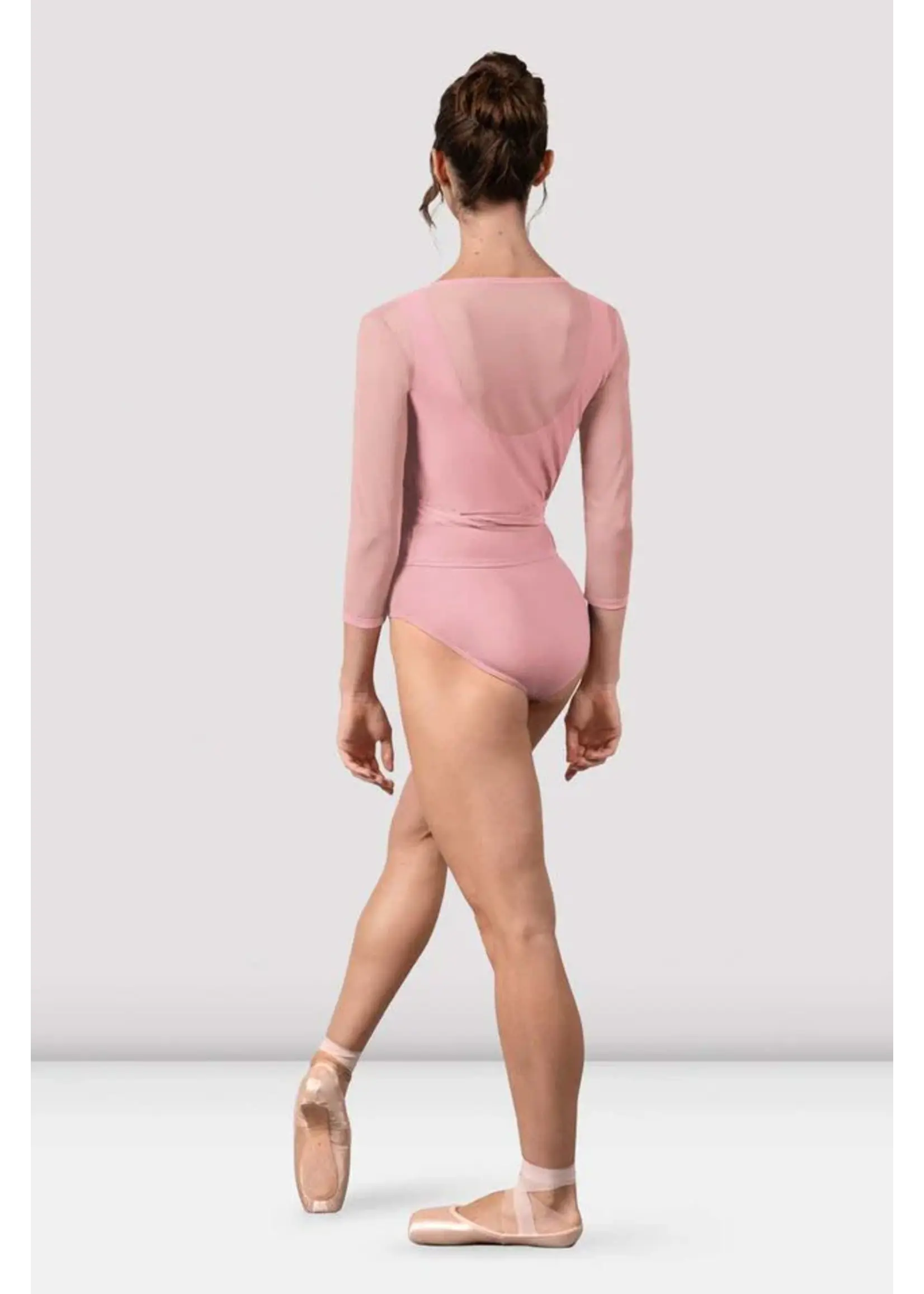 BLOCH & MIRELLA Z30022 HARMONY SOFT LONG SLEEVE WRAP TOP