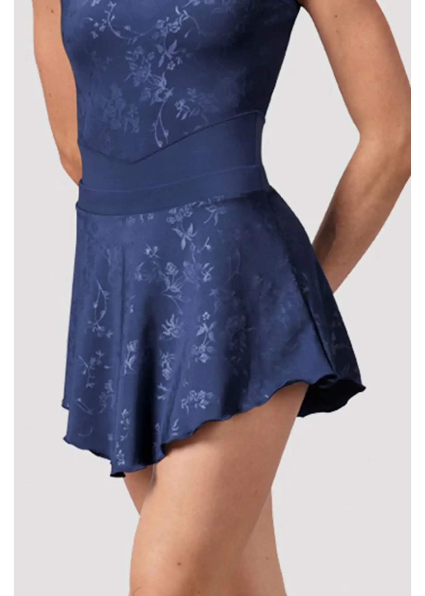 BLOCH & MIRELLA R10004 SELENA PULL ON SKIRT WITH FLORAL PRINT