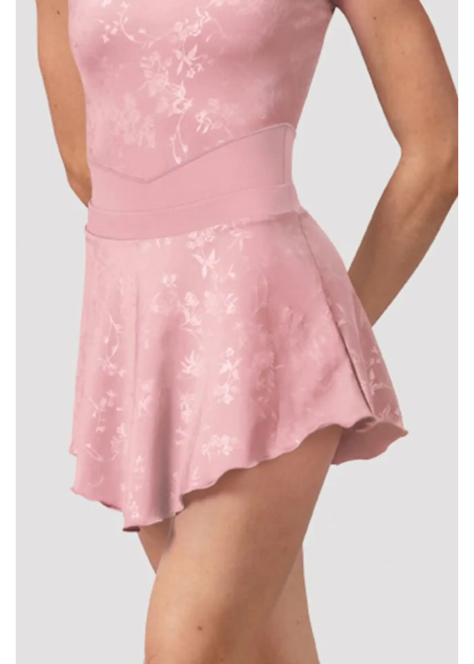 BLOCH & MIRELLA R10004 SELENA PULL ON SKIRT WITH FLORAL PRINT