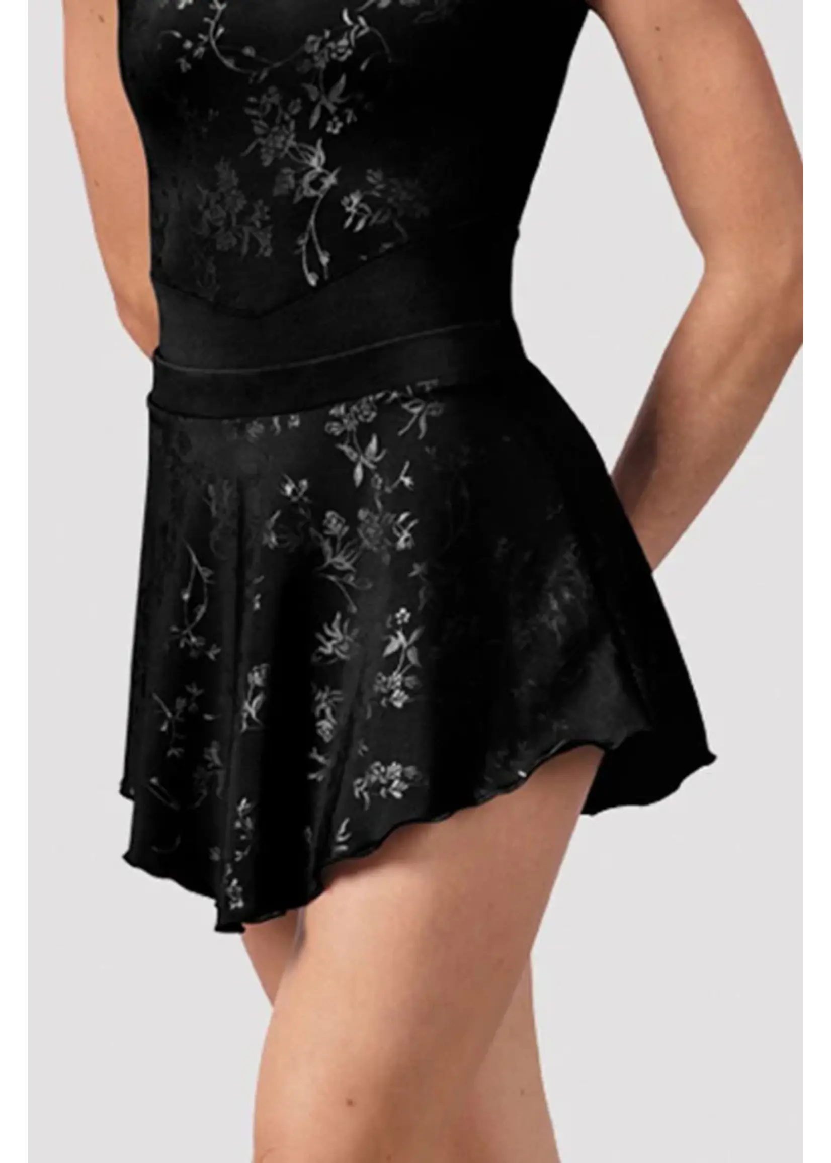 BLOCH & MIRELLA R10004 SELENA PULL ON SKIRT WITH FLORAL PRINT