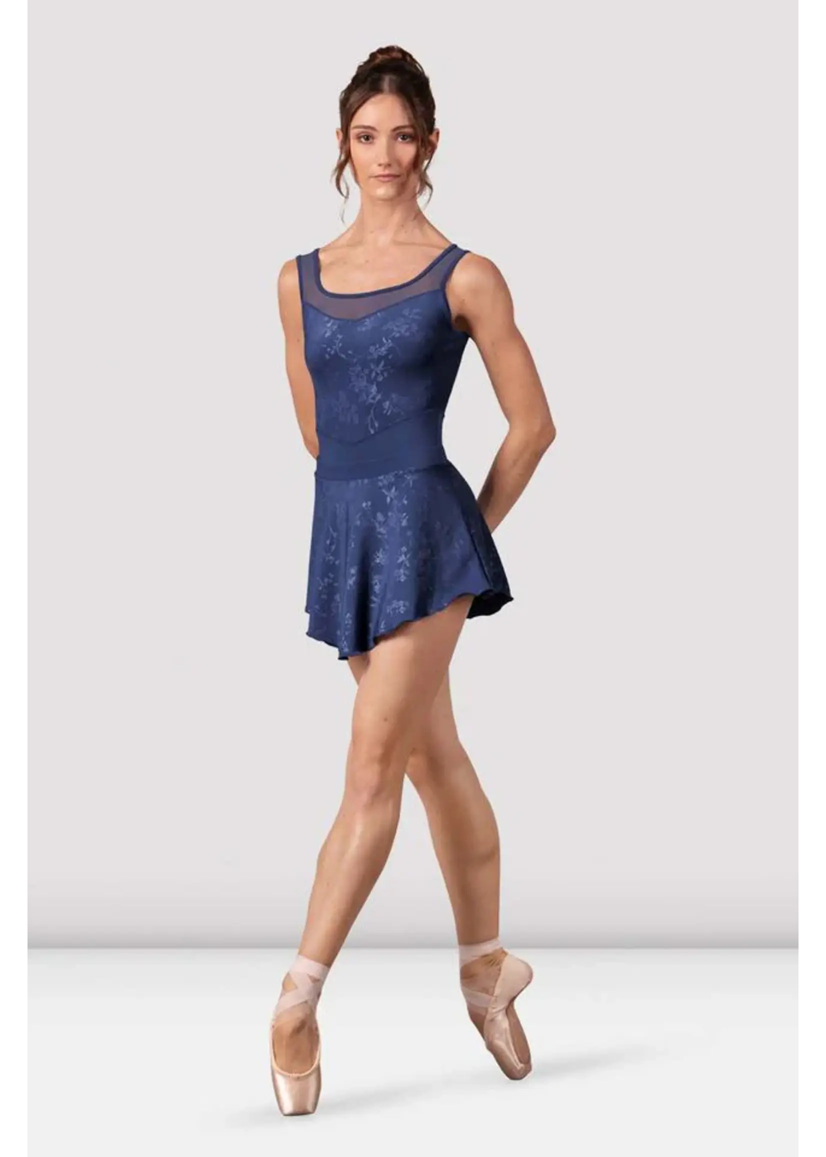 BLOCH & MIRELLA R10004 SELENA PULL ON SKIRT WITH FLORAL PRINT