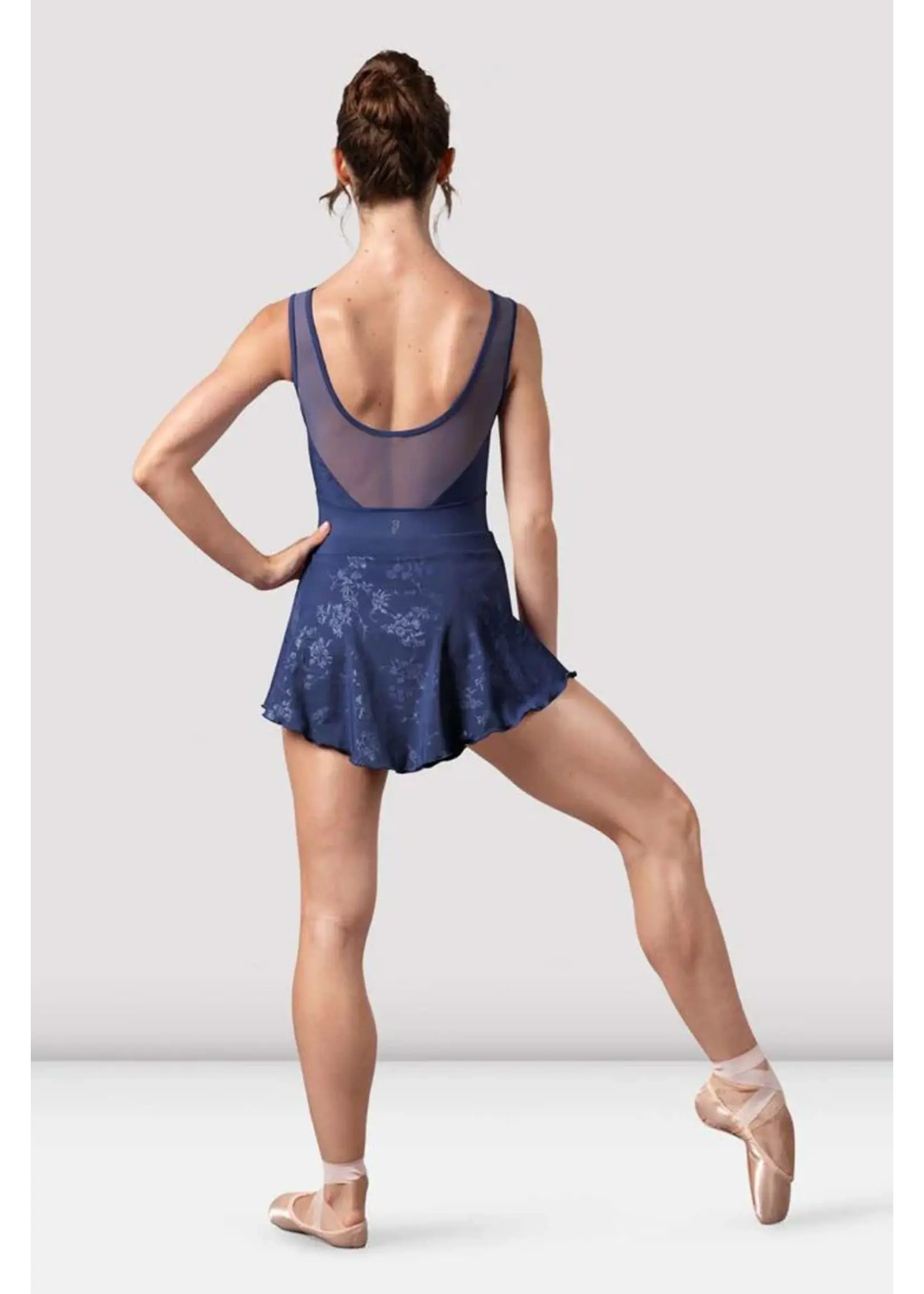 BLOCH & MIRELLA R10004 SELENA PULL ON SKIRT WITH FLORAL PRINT