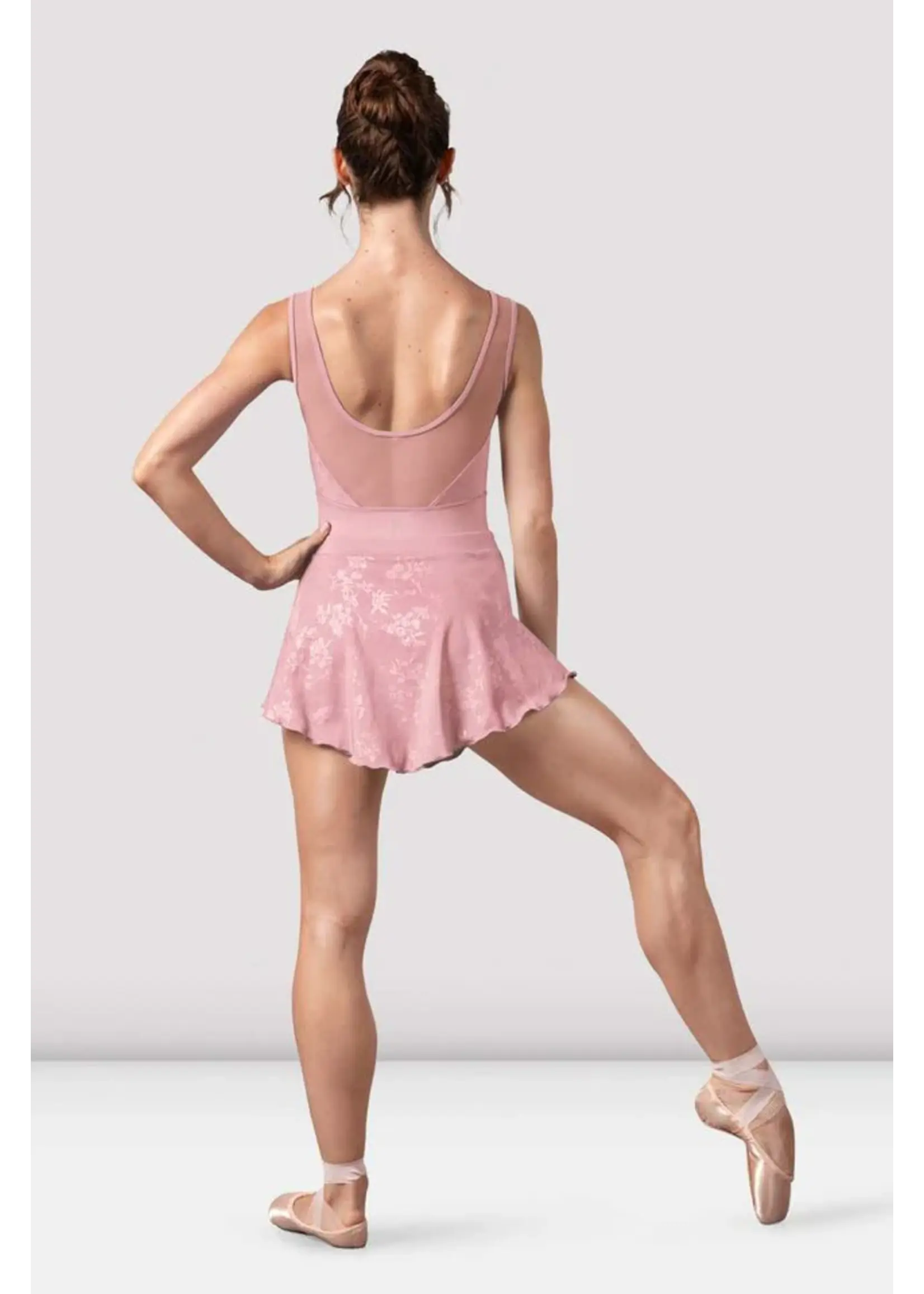 BLOCH & MIRELLA R10004 SELENA PULL ON SKIRT WITH FLORAL PRINT