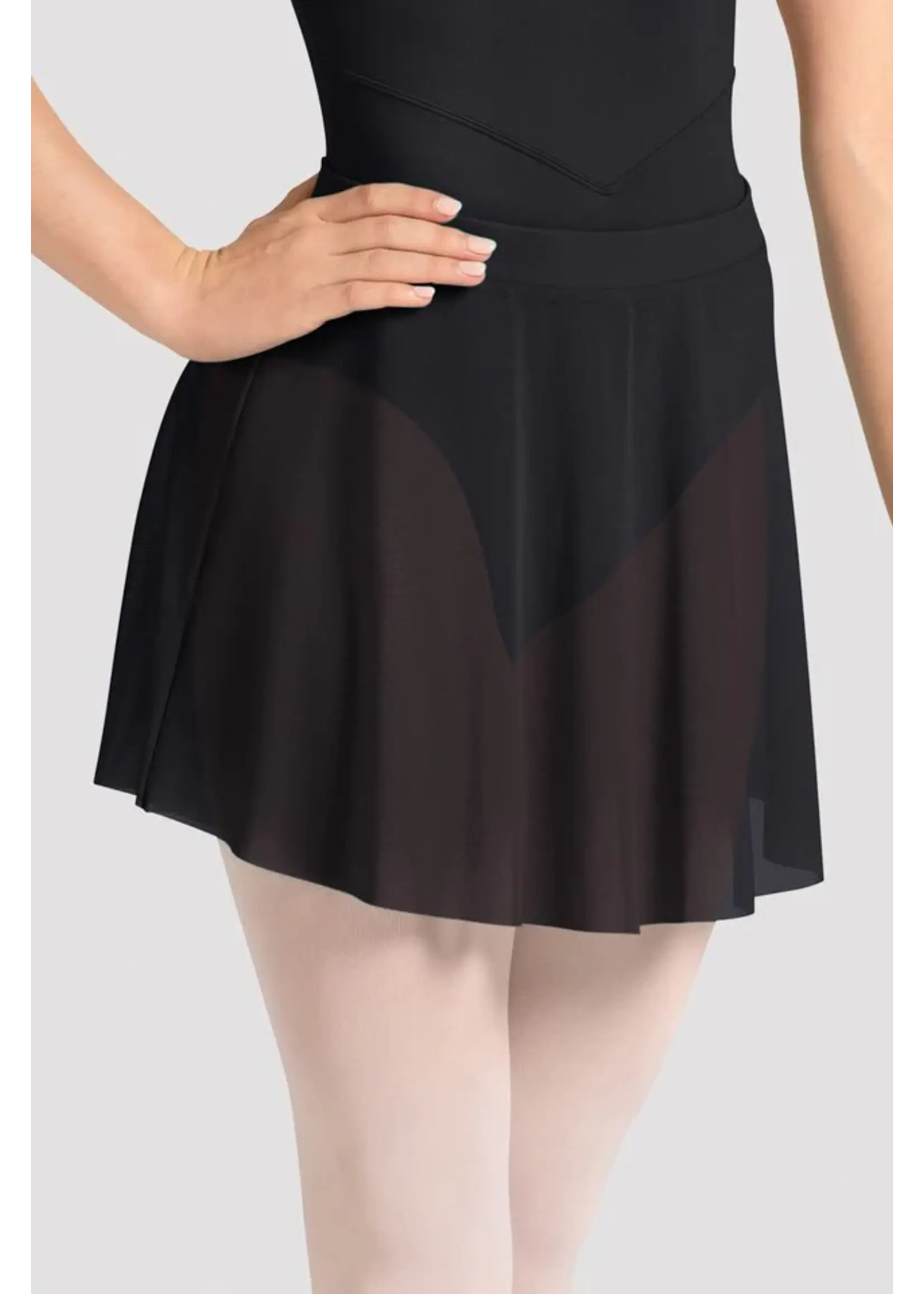 BLOCH & MIRELLA MS10003 ADULT MESH PULL ON SKIRT