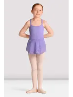 BLOCH & MIRELLA CR10005 CLAIRE WRAP PULL ON SKIRT WITH METALLIC FLORAL PRINT