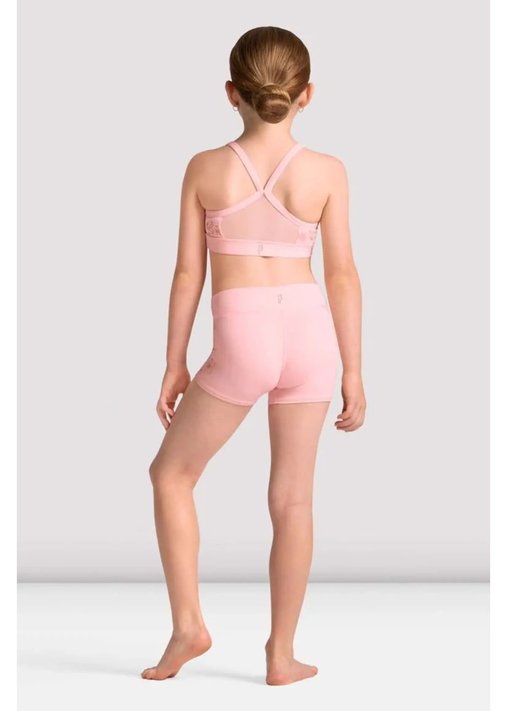 BLOCH & MIRELLA CR90012 ALEXANDRA METALLIC FLORAL PRINT SHORTS