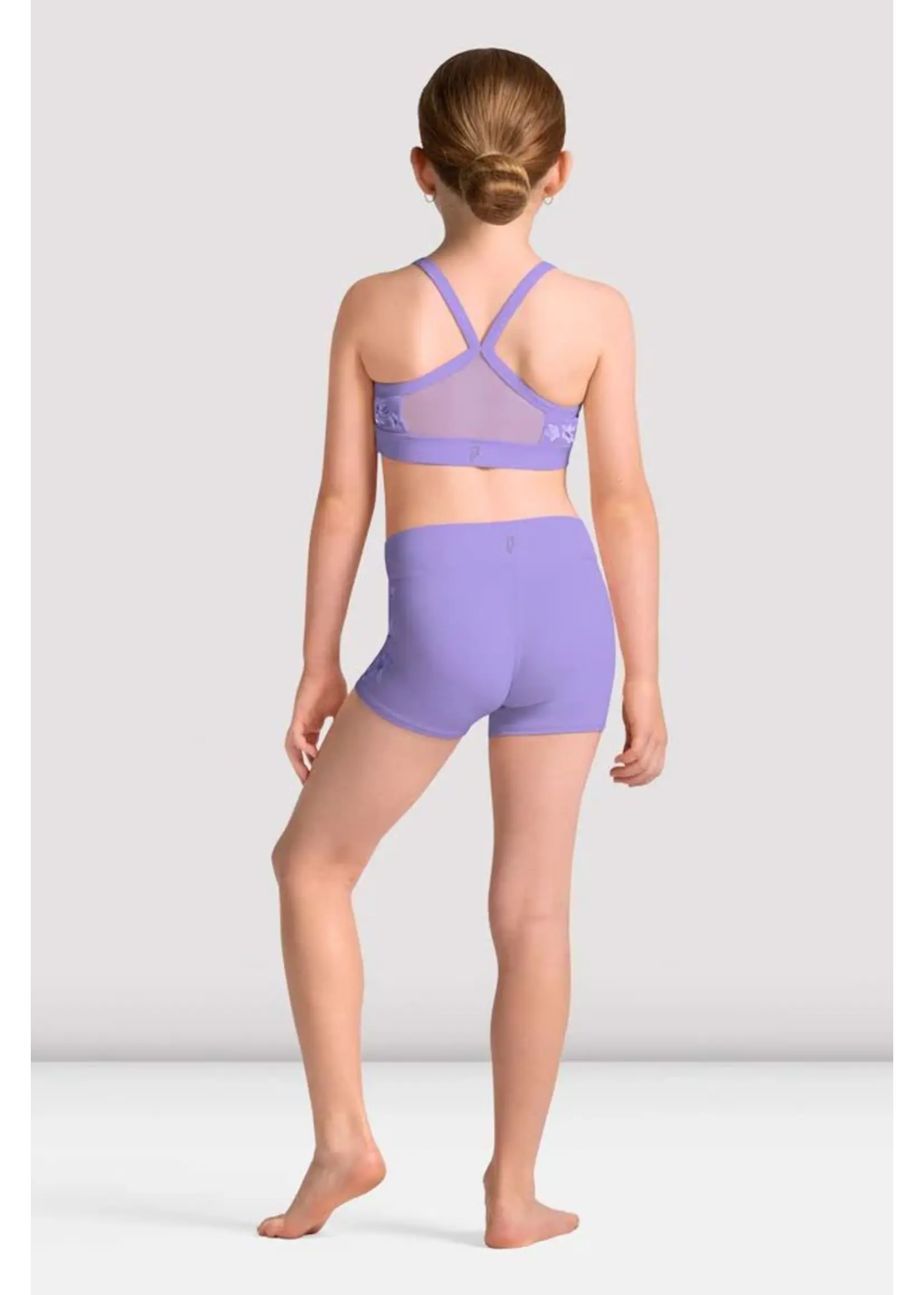 BLOCH & MIRELLA CR90012 ALEXANDRA METALLIC FLORAL PRINT SHORTS