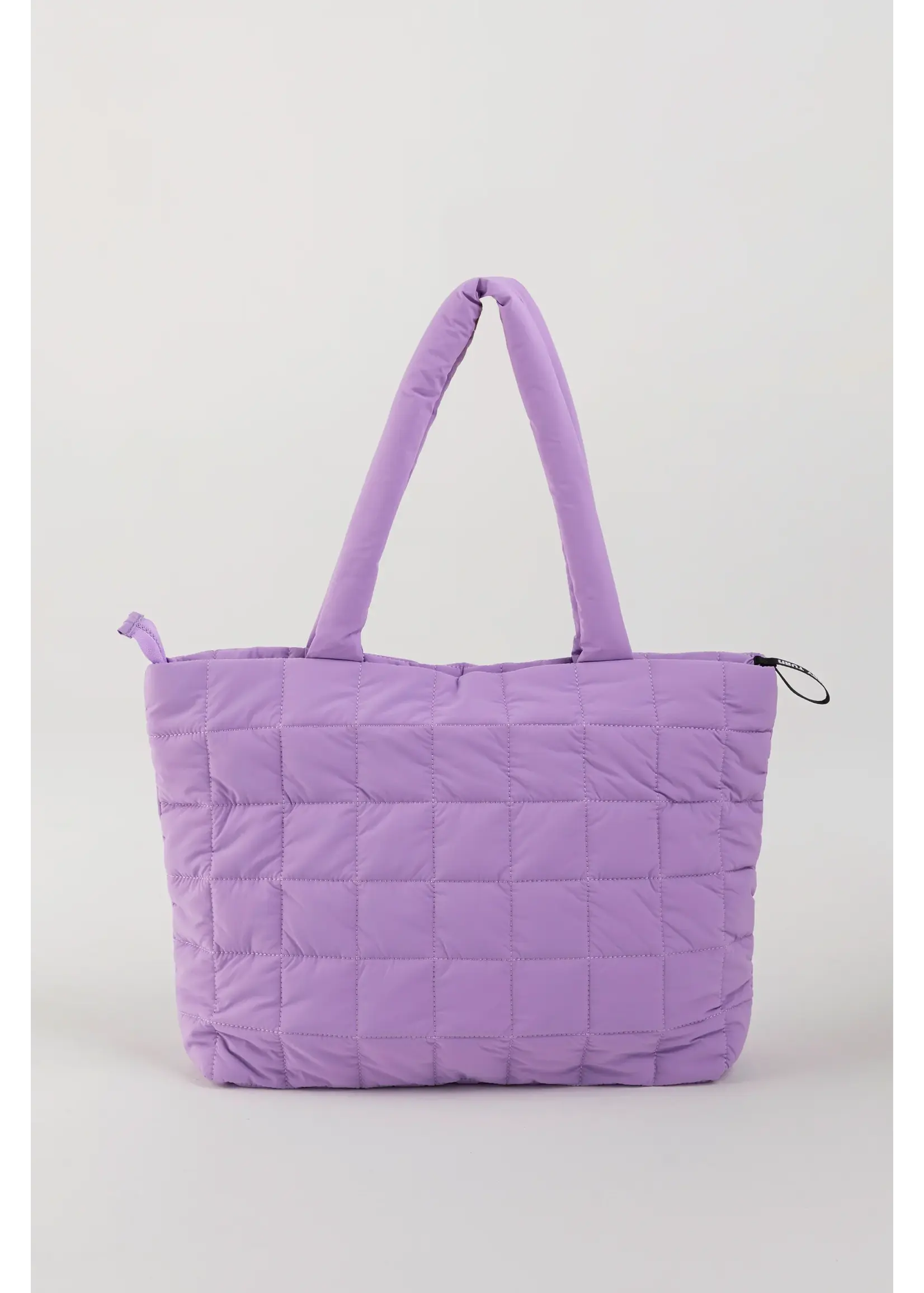 EVERY TURN ET2411FW-6039-PPUN DAILY MARKET BAG PUFFY TOTE IN PLAYFUL PUNCH PURPLE