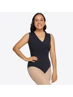 SO DANCA SL184 YVONNA MOCK WRAP V FRONT WIDE TANK CURVY LEOTARD