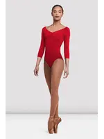BLOCH & MIRELLA L4206 BALLET CORE PINCHED FRONT & BACK 3/4 SLEEVE LEOTARD
