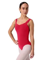 CAPEZIO & BUNHEADS ASE1012W STUDIO COLLECTION PINCHED FRONT TANK LEOTARD