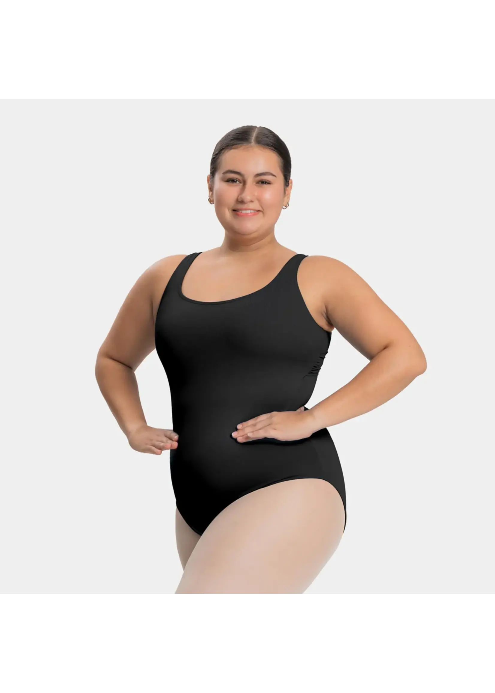 SO DANCA SL124 MARLENA CROSS BANDED BACK TANK LEOTARD