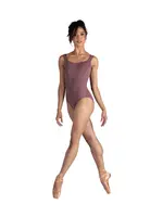 DANSHUZ 26105 HARLOWE WIDE SWEETHEART TANK LEOTARD WITH CORSET SEAMING
