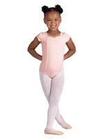 DANSHUZ 26113C LAINEY  BOW BACK RUFFLE FRONT CAP SLEEVE LEOTARD