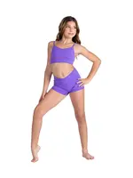DANSHUZ 26406C VANNA CROSSOVER FRONT HIGH V WAIST SHORT