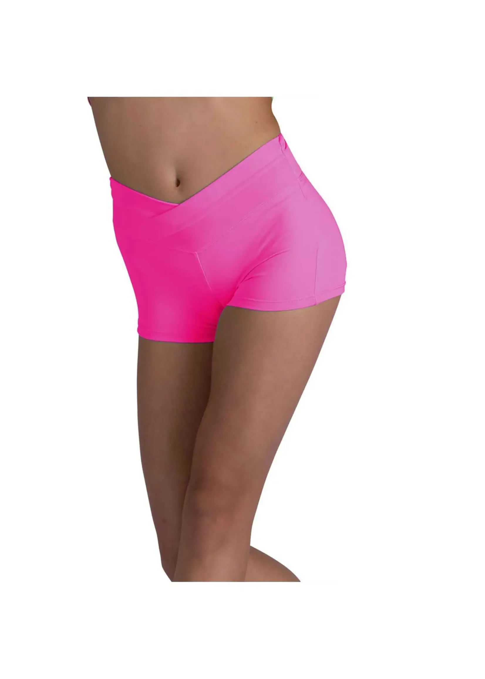 DANSHUZ 26406C VANNA CROSSOVER FRONT HIGH V WAIST SHORT