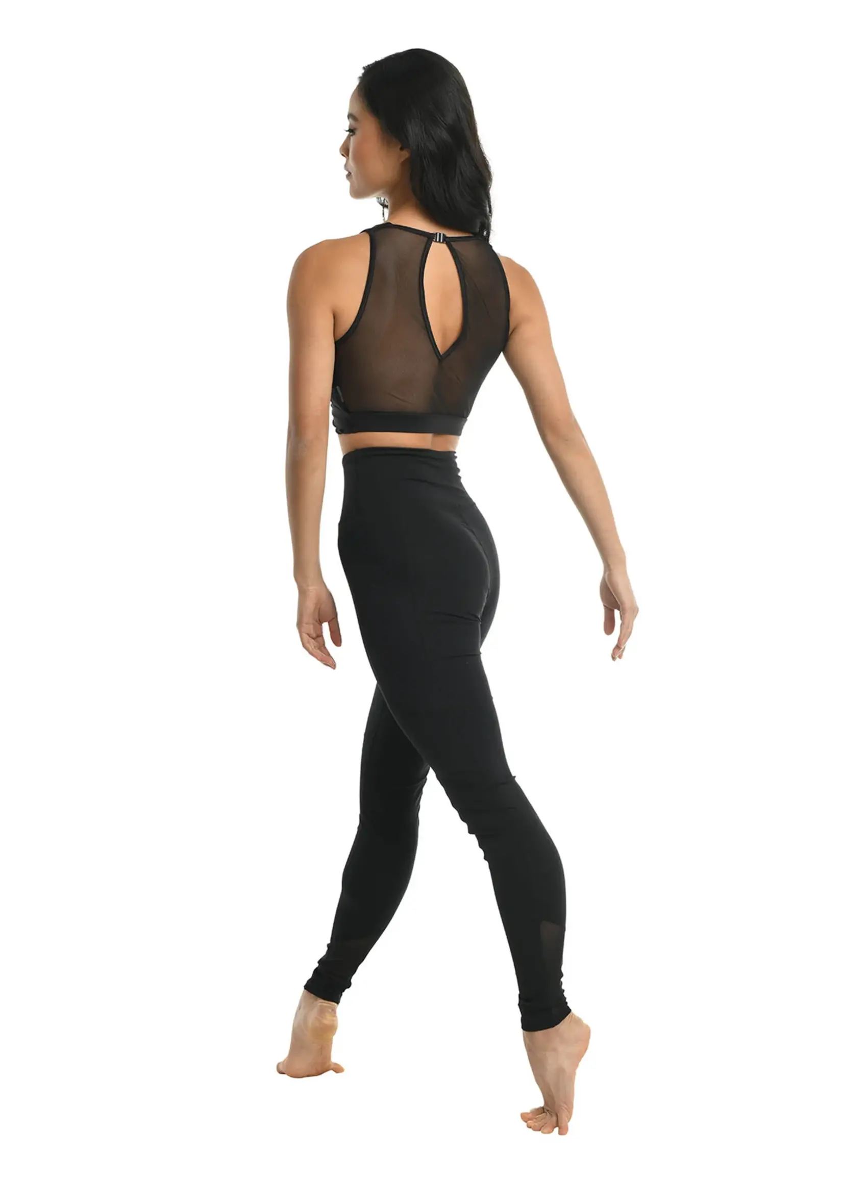 DANSHUZ 23308 GRACELLE CUTAWAY TWIST FRONT TANK CROP TOP