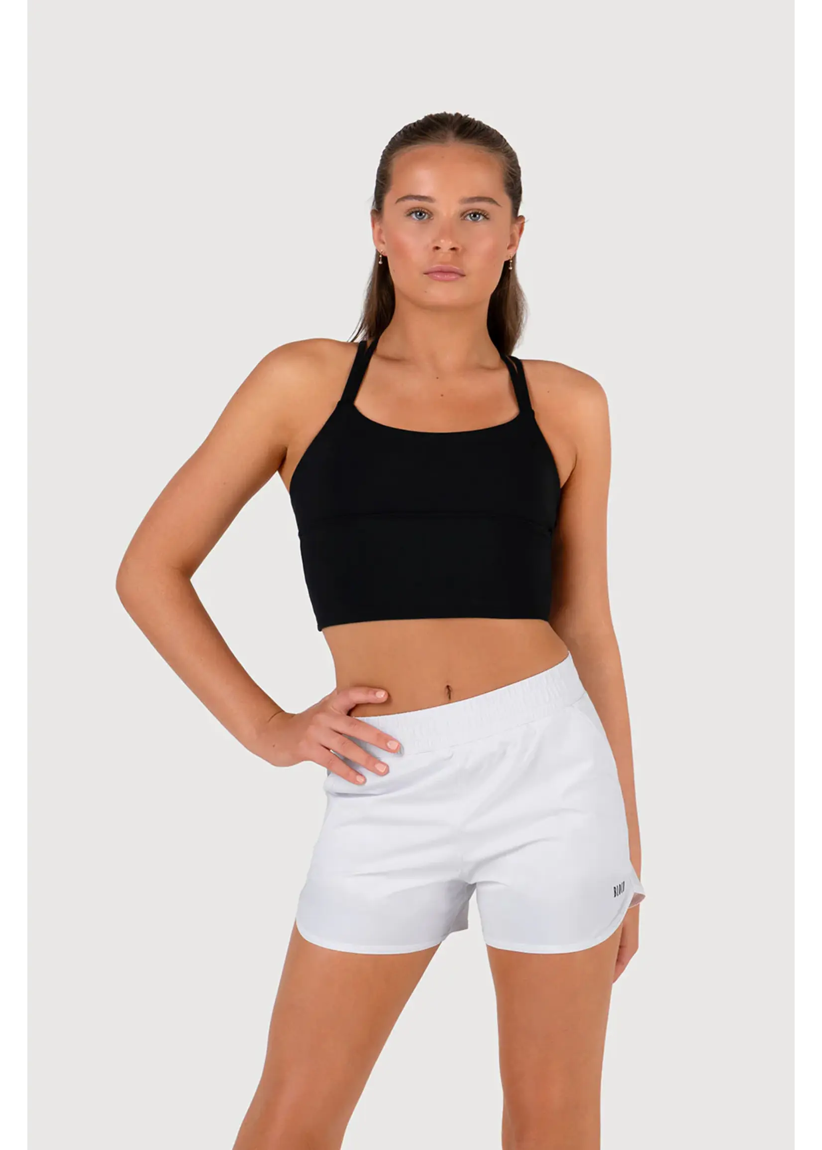 BLOCH & MIRELLA Z55773G GEN NOW CHILD DOUBLE CROSS CAMISOLE CROPPED TOP