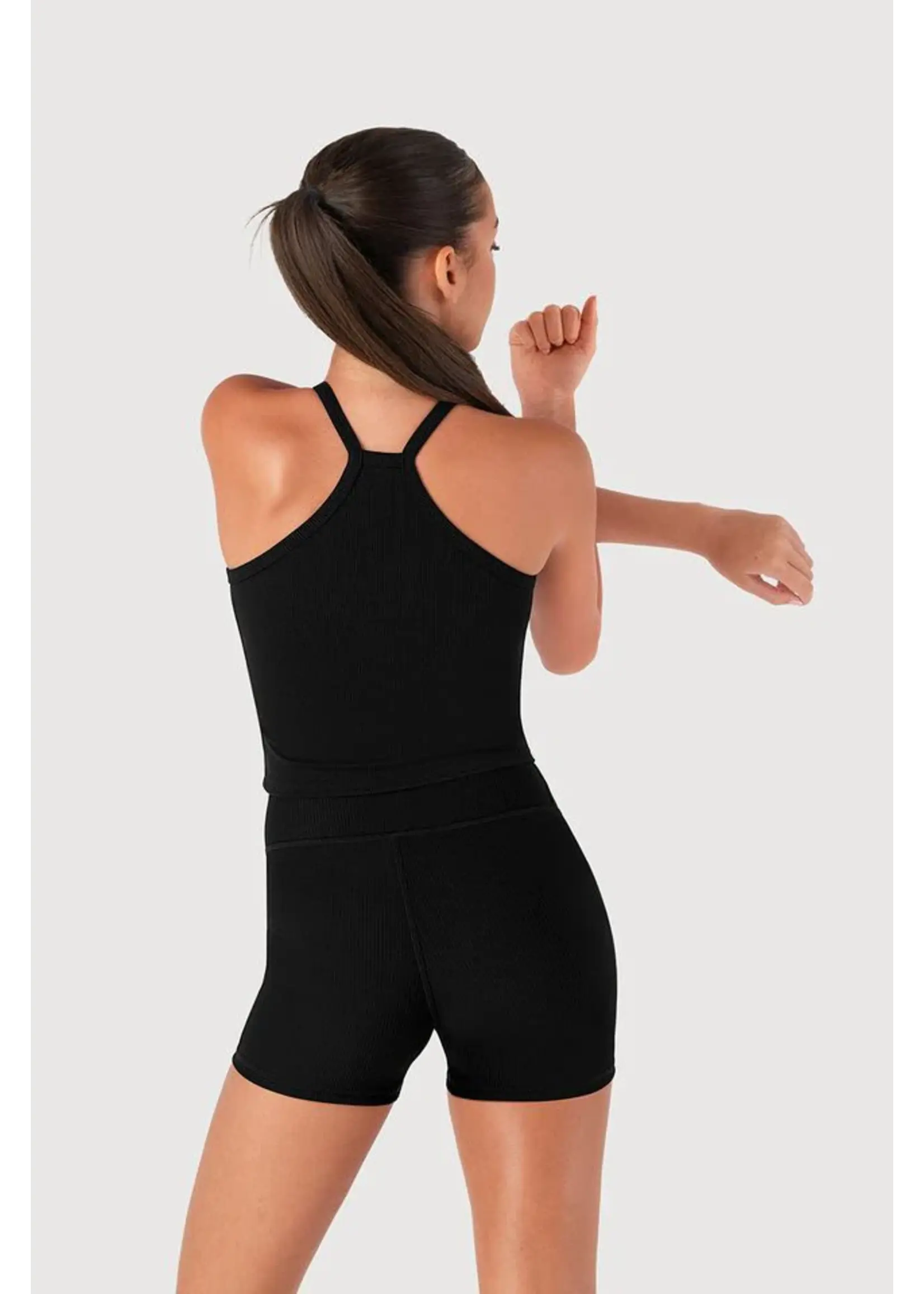 BLOCH & MIRELLA Z55780G GEN NOW CHILD RIBBED CROPPED TANK TOP