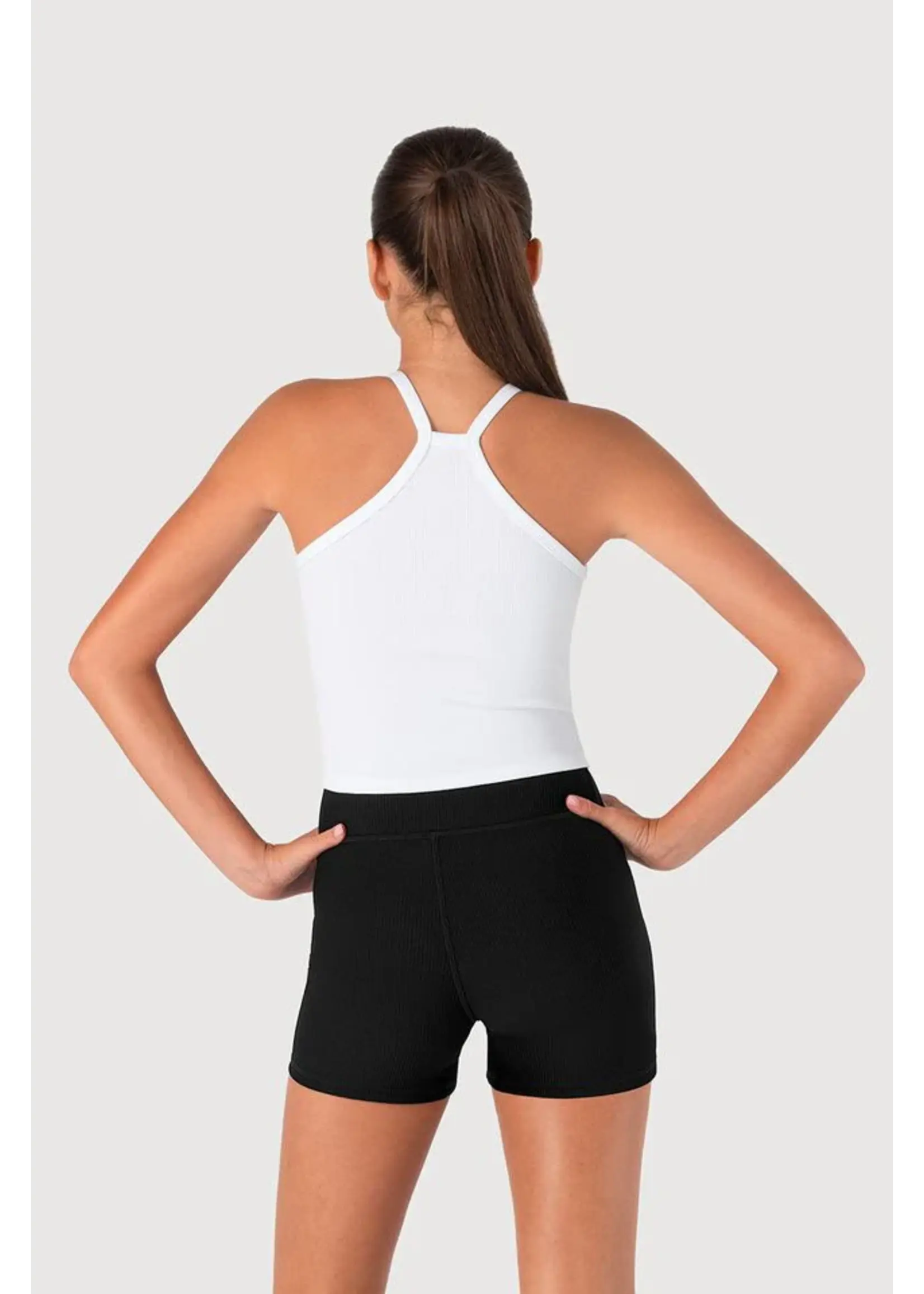 BLOCH & MIRELLA Z55780G GEN NOW CHILD RIBBED CROPPED TANK TOP