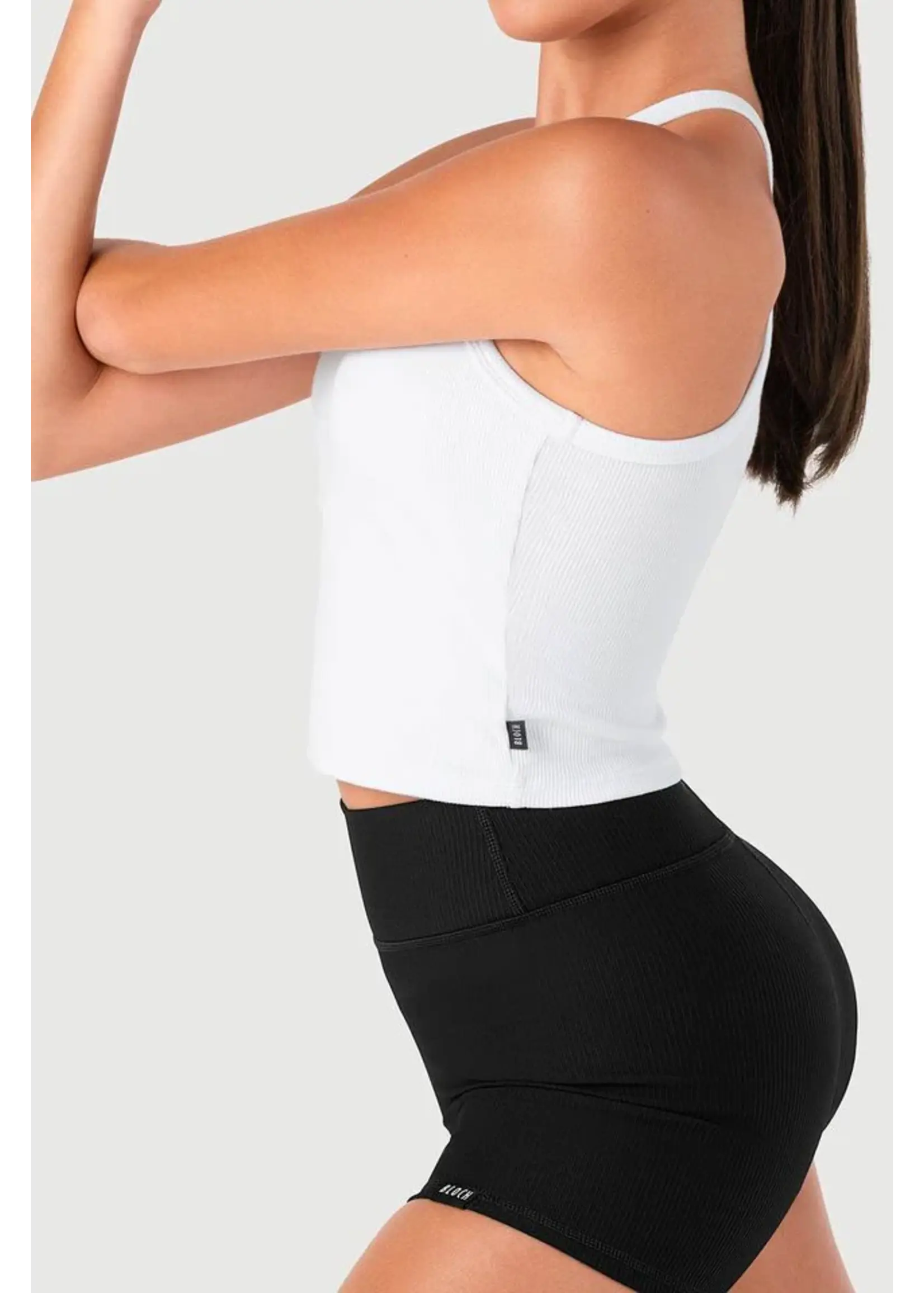 BLOCH & MIRELLA Z55780G GEN NOW CHILD RIBBED CROPPED TANK TOP