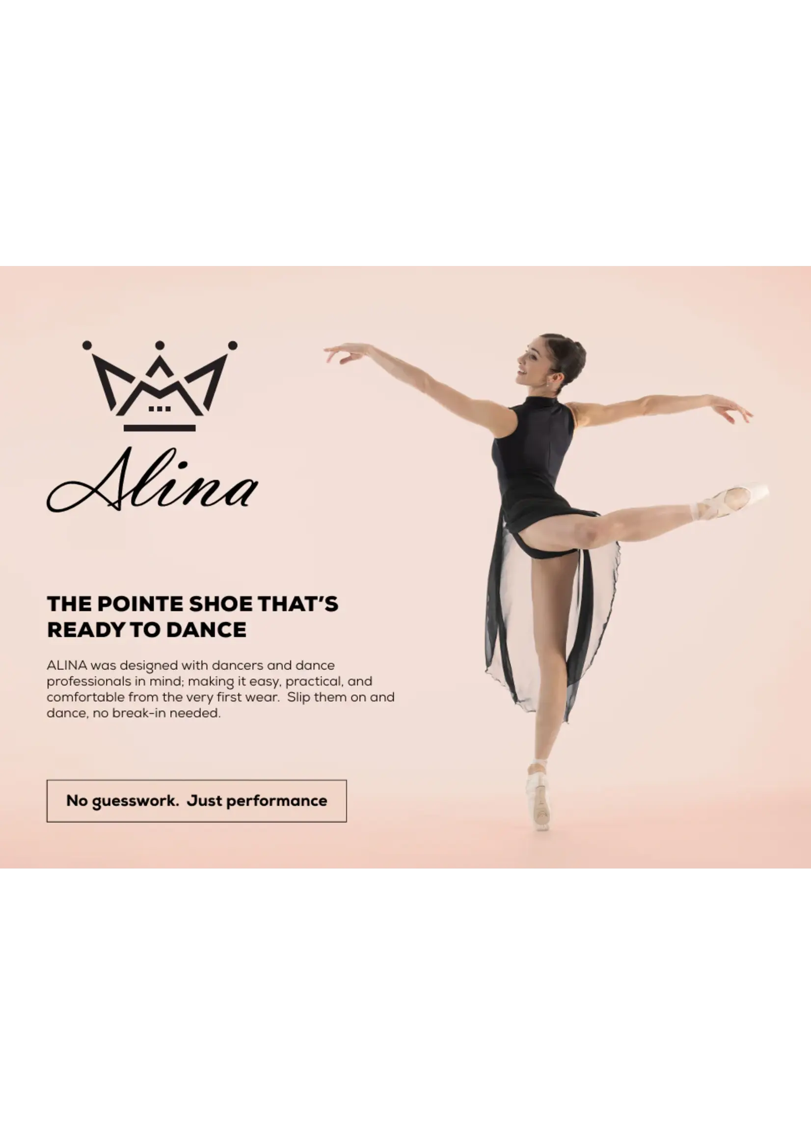 SO DANCA P95 ALINA IV HIGH V-VAMP POINTE SHOE