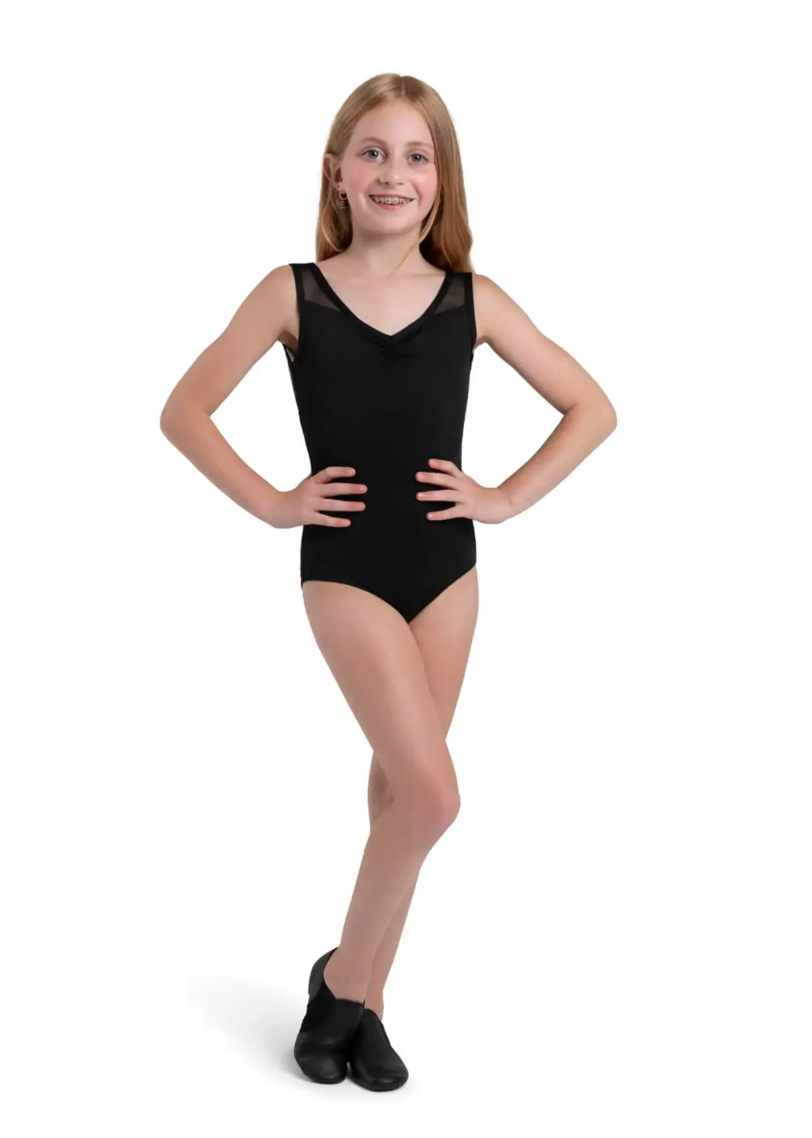CAPEZIO & BUNHEADS AEJ2C CHILDRENS E-SERIES SLIP ON JAZZ SHOE