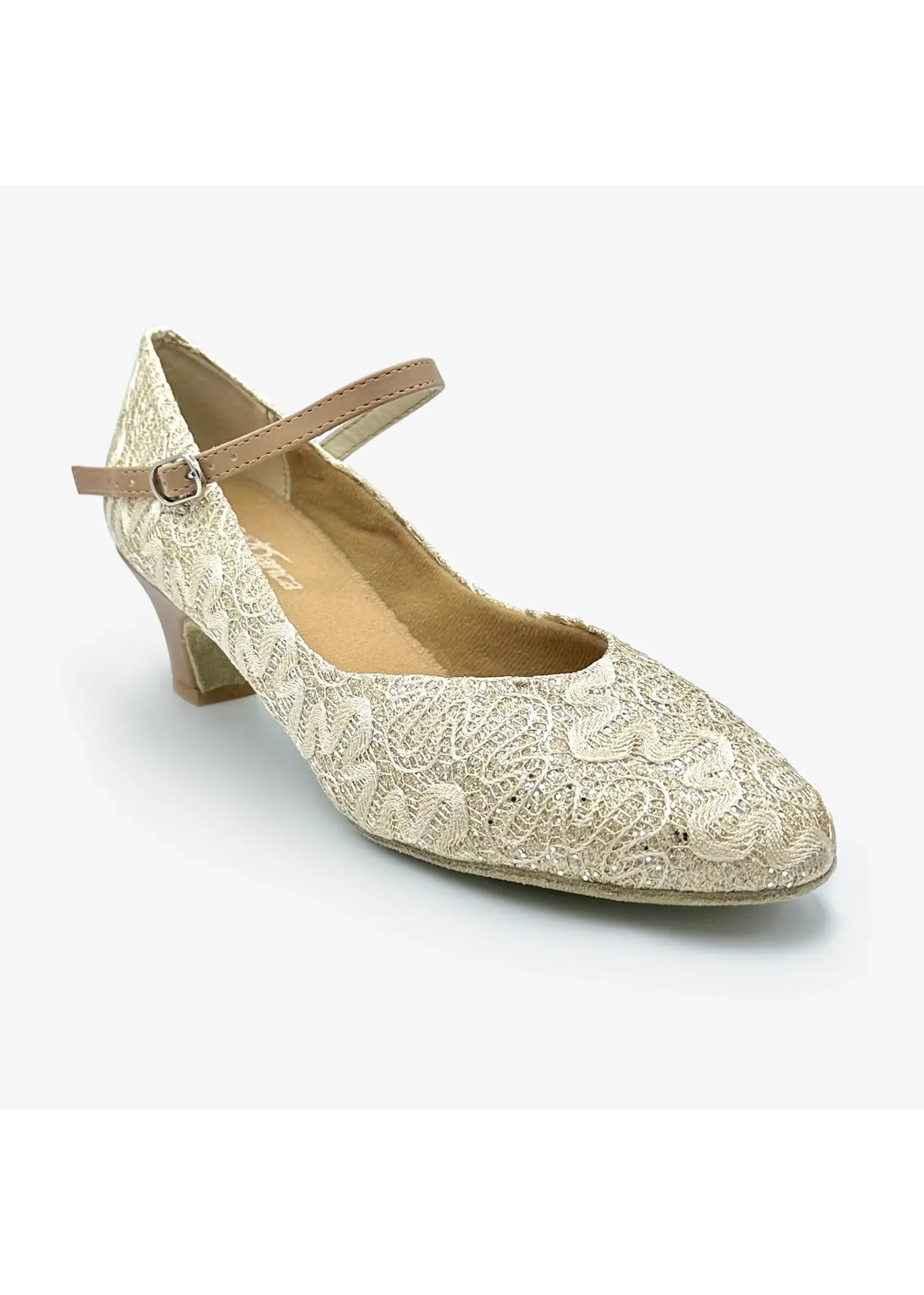 SO DANCA BL116 GLITTER FABRIC 1.5” HEEL BALLROOM SHOE