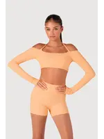 BLOCH & MIRELLA Z55774G GEN NOW RIBBED BOLERO TOP SHRUG