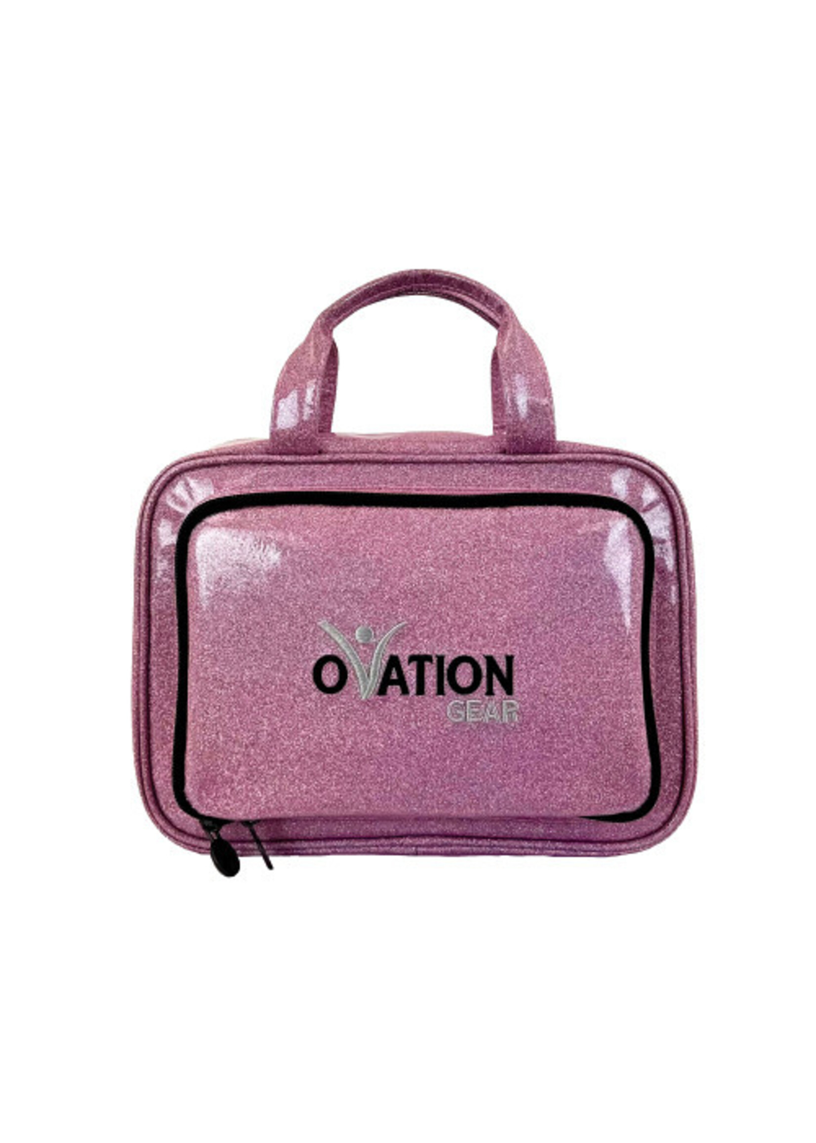 OVATION 1802 SPARKLE SOFT GLITTER HANGING COSMETIC BAG