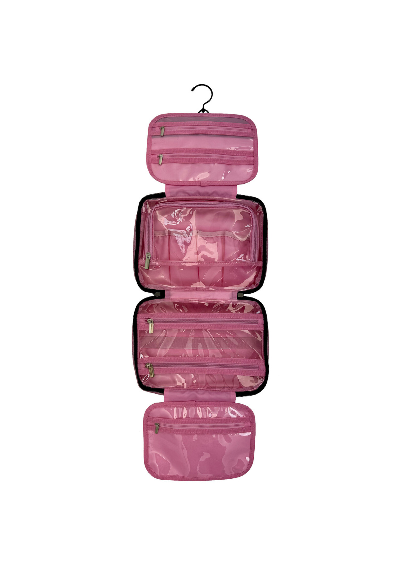 OVATION 1802 SPARKLE SOFT GLITTER HANGING COSMETIC BAG