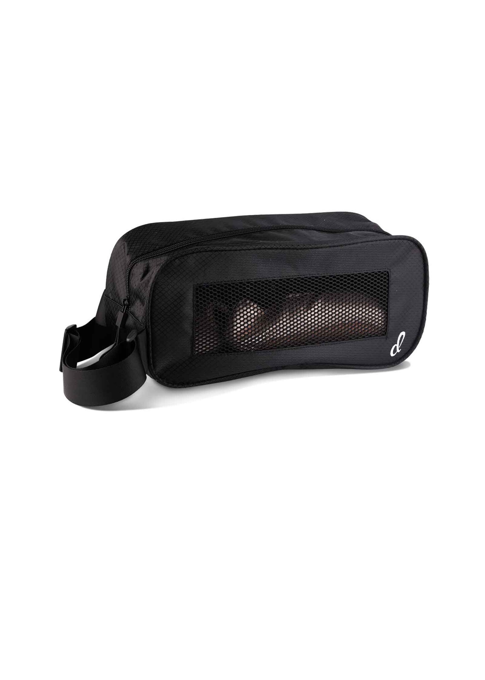 DANSHUZ STRUCTURED MESH POINTE SHOE POUCH BAG