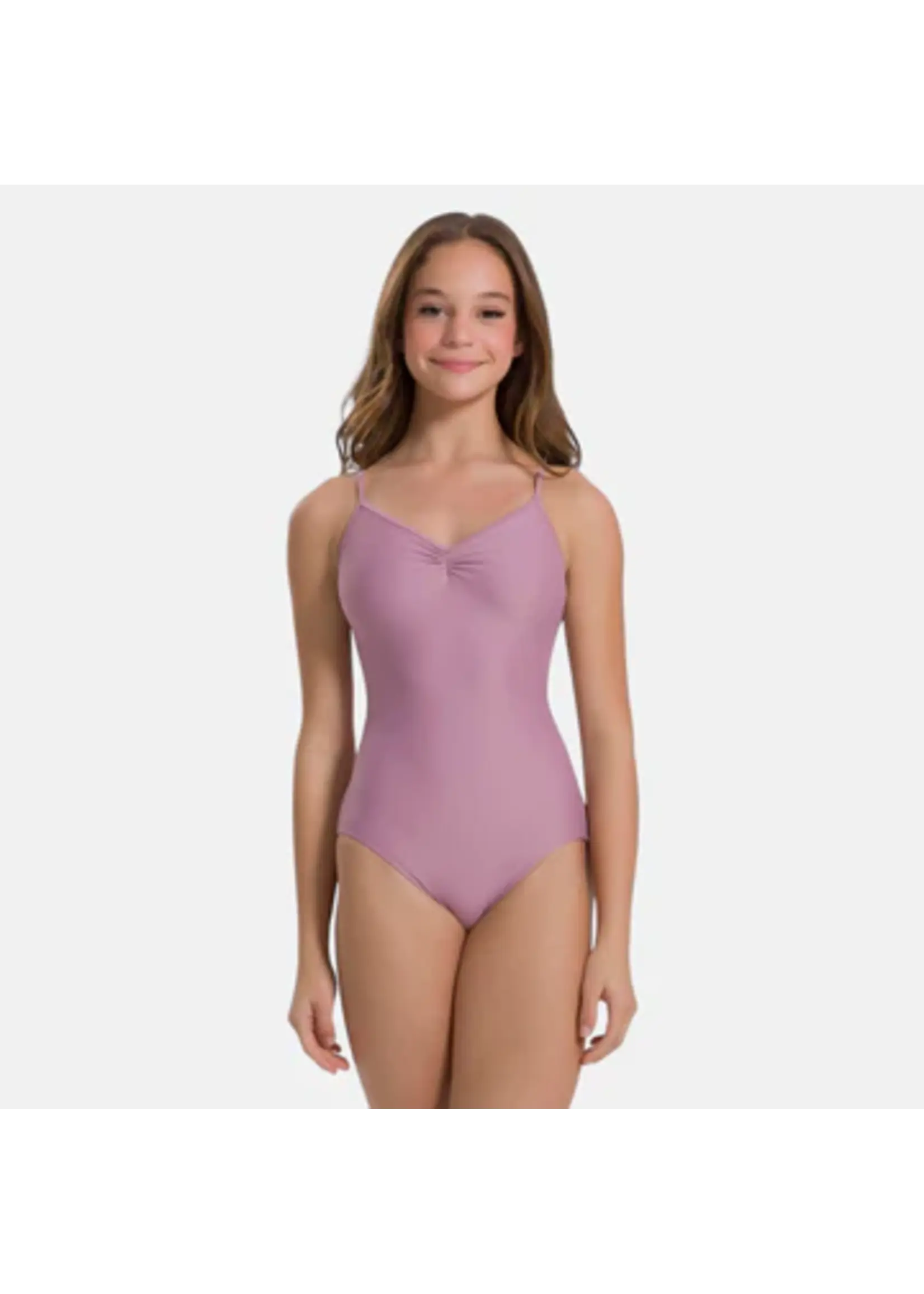 SO DANCA BY63 SNAKE MESH MULTI CROSS BACK CAMISOLE LEOTARD