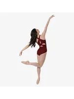SO DANCA BY72 EMPIRE CROSSOVER CLOVER BACK TANK LEOTARD