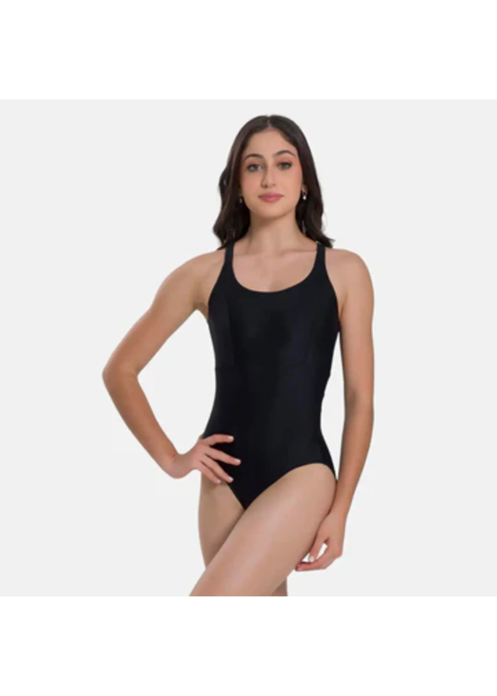 SO DANCA BY72 EMPIRE CROSSOVER CLOVER BACK TANK LEOTARD