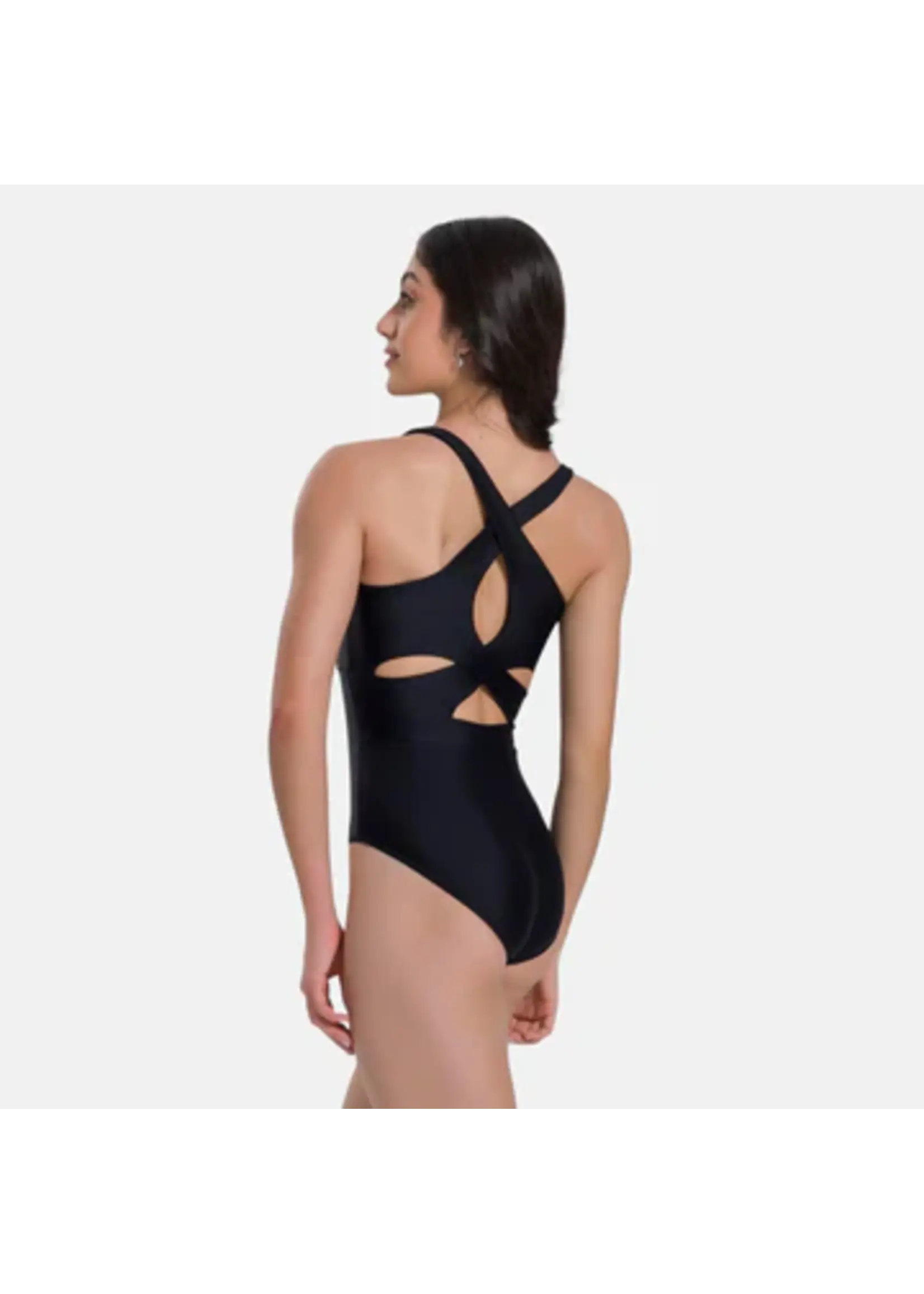 SO DANCA BY72 EMPIRE CROSSOVER CLOVER BACK TANK LEOTARD