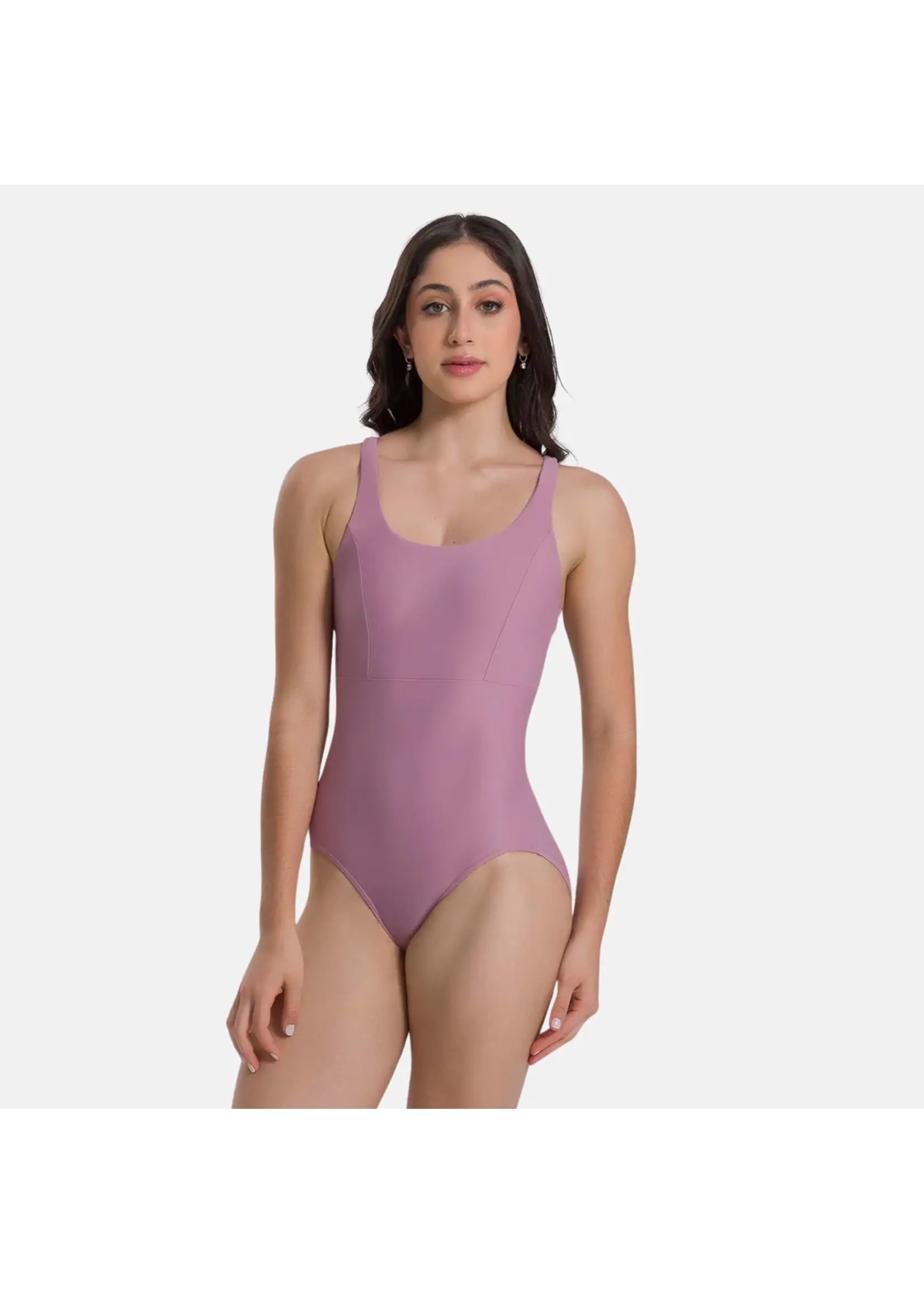 SO DANCA BY72 EMPIRE CROSSOVER CLOVER BACK TANK LEOTARD