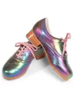 CAPEZIO & BUNHEADS A960 ROXY TAP SHOE IRIDESCENT 12.5