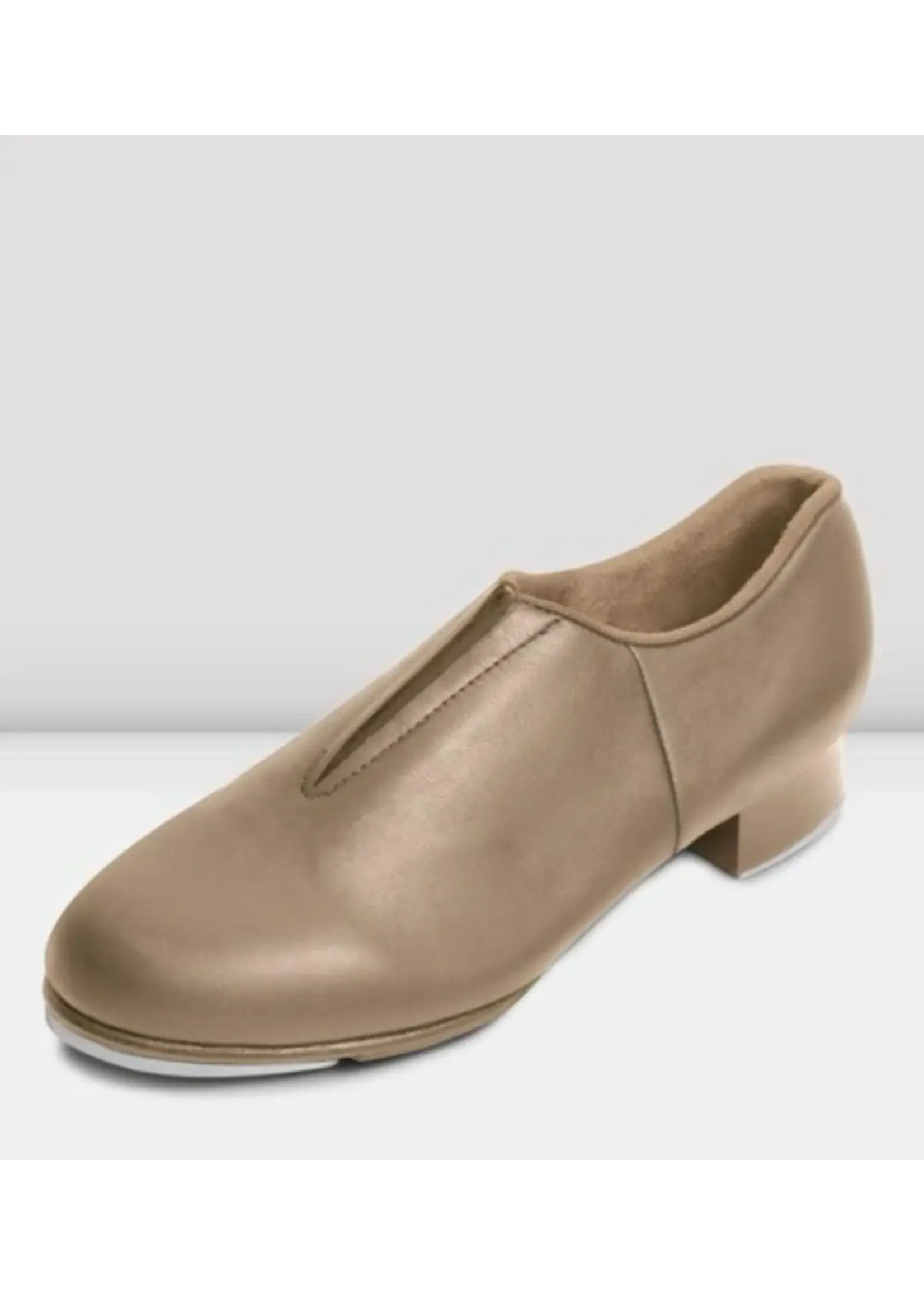 BLOCH & MIRELLA S0389L ADULT TAN TAP FLEX SLIP ON TAP SHOE
