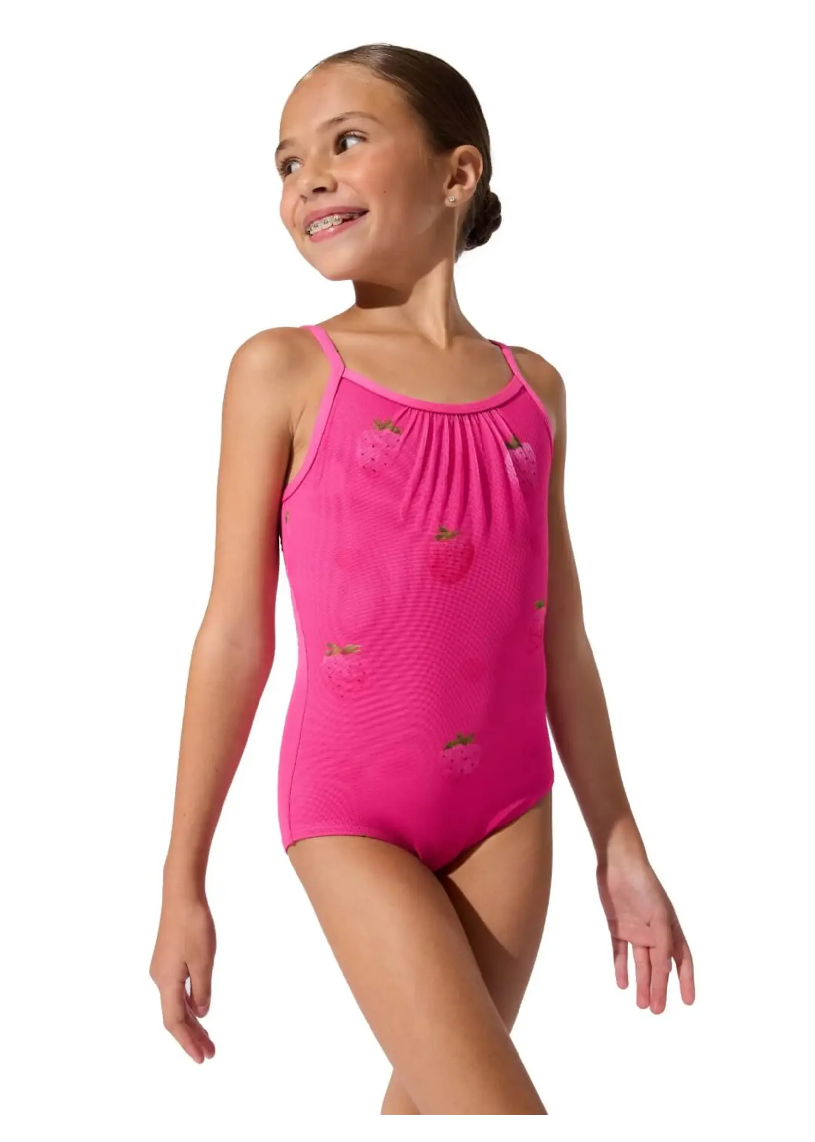 CAPEZIO & BUNHEADS AF12632C VERY BERRY SWEET ADJUSTABLE CAMISOLE LEOTARD