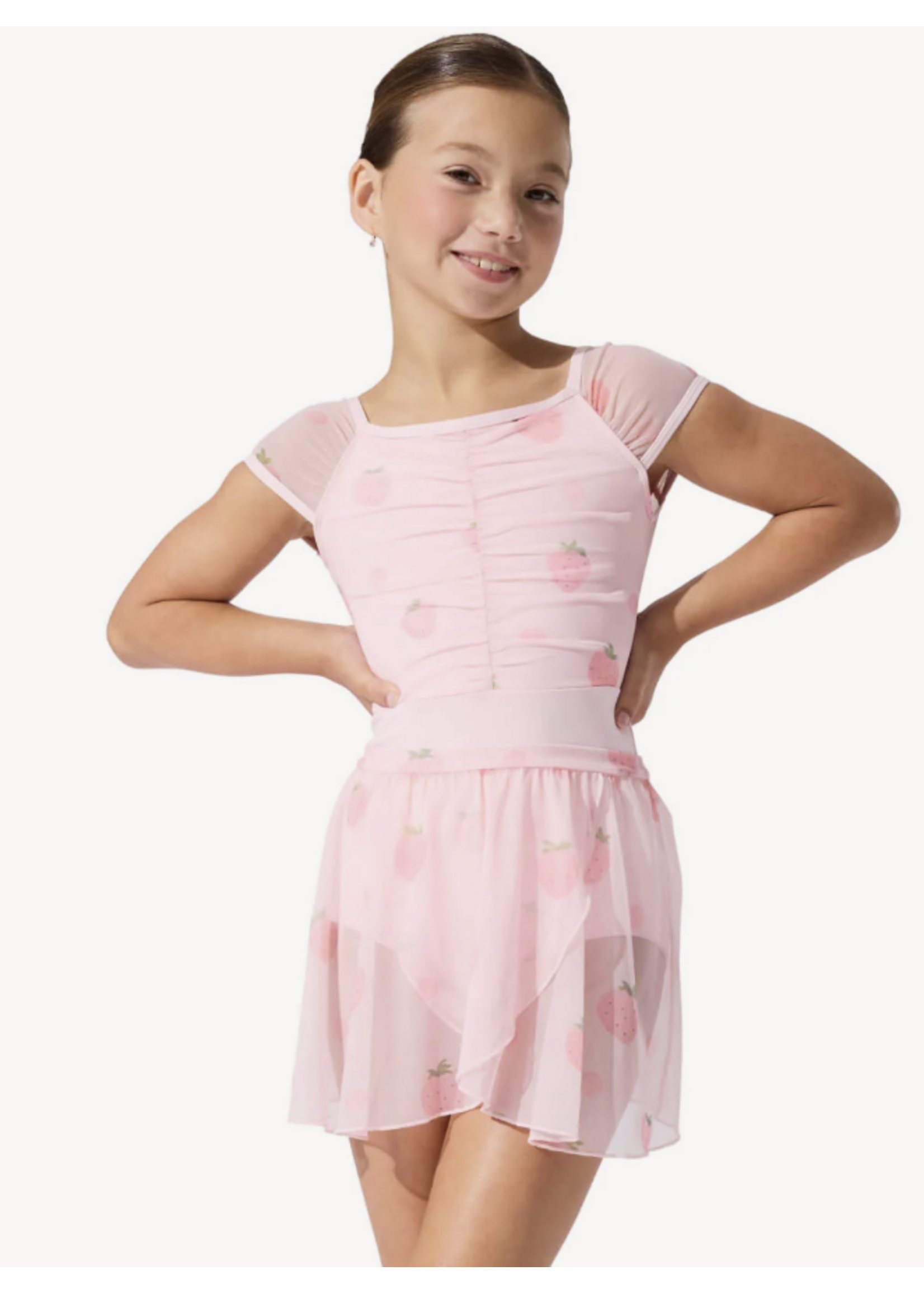 CAPEZIO & BUNHEADS AF12635C BERRY SWEET CUPCAKE PULL ON SKIRT