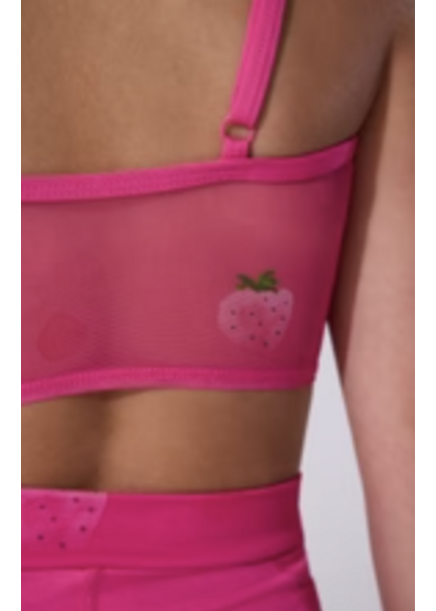 CAPEZIO & BUNHEADS AF12637C BERRY SWEET  BERRY CUTE ADJUSTABLE CAMISOLE TOP