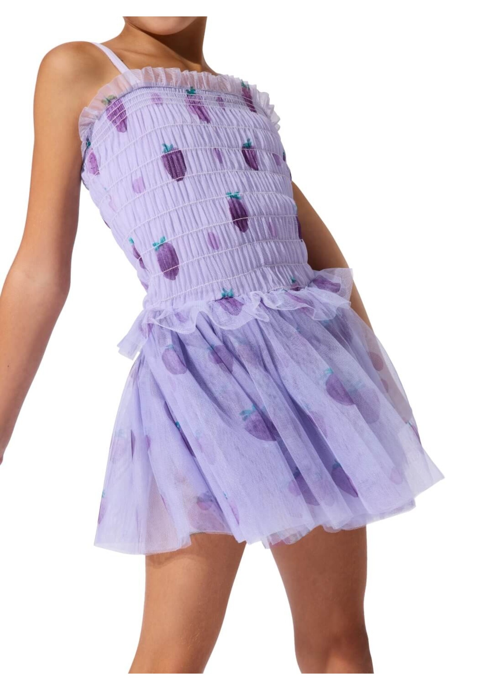 CAPEZIO & BUNHEADS AF12630C BERRY SWEET SHORTCAKE CAMISOLE  TUTU DRESS