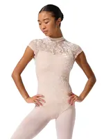 CAPEZIO & BUNHEADS AF12703W RUDI MOCK NECKLINE CAP SLEEVE LEOTARD