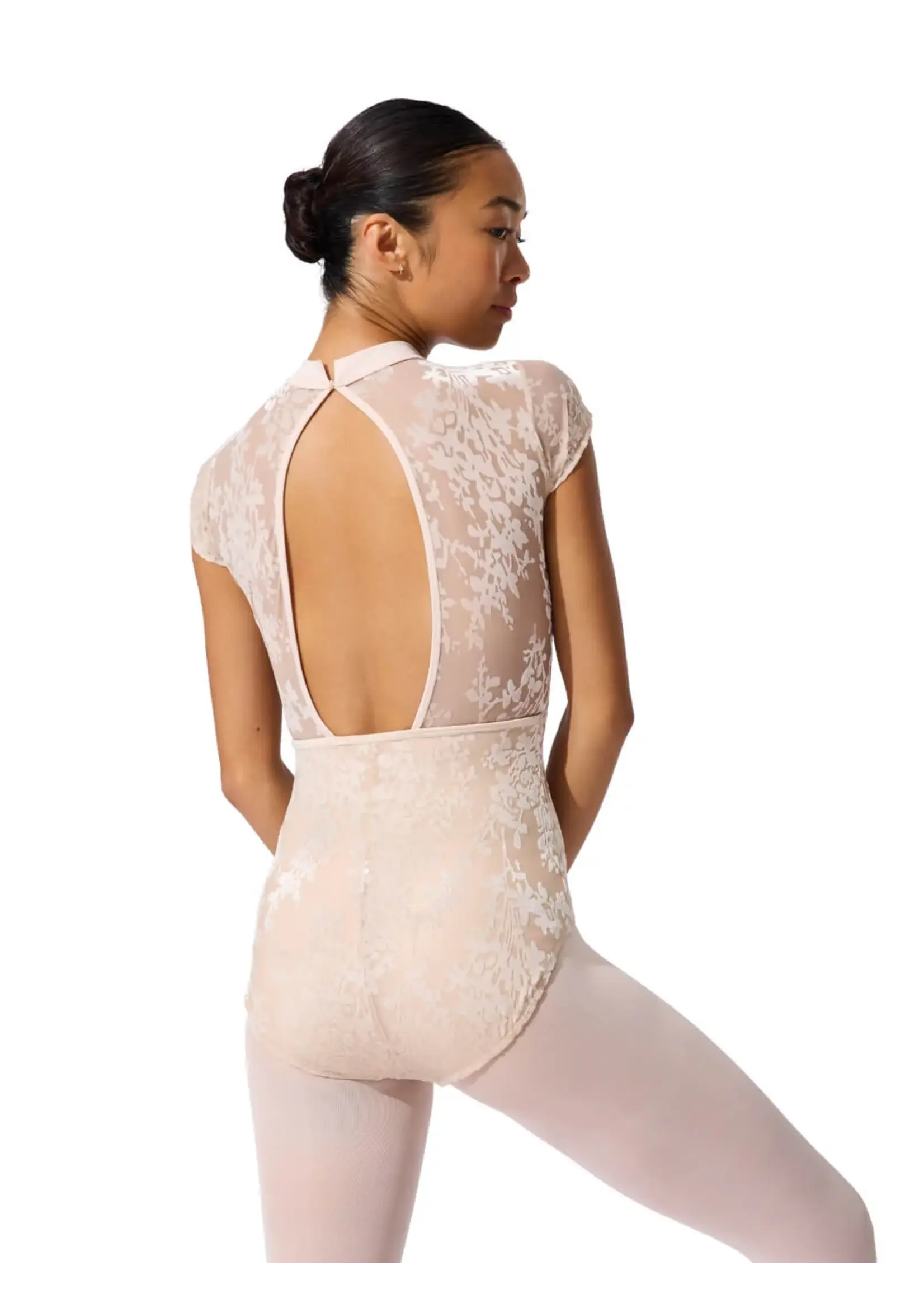 CAPEZIO & BUNHEADS AF12703W RUDI MOCK NECKLINE CAP SLEEVE LEOTARD