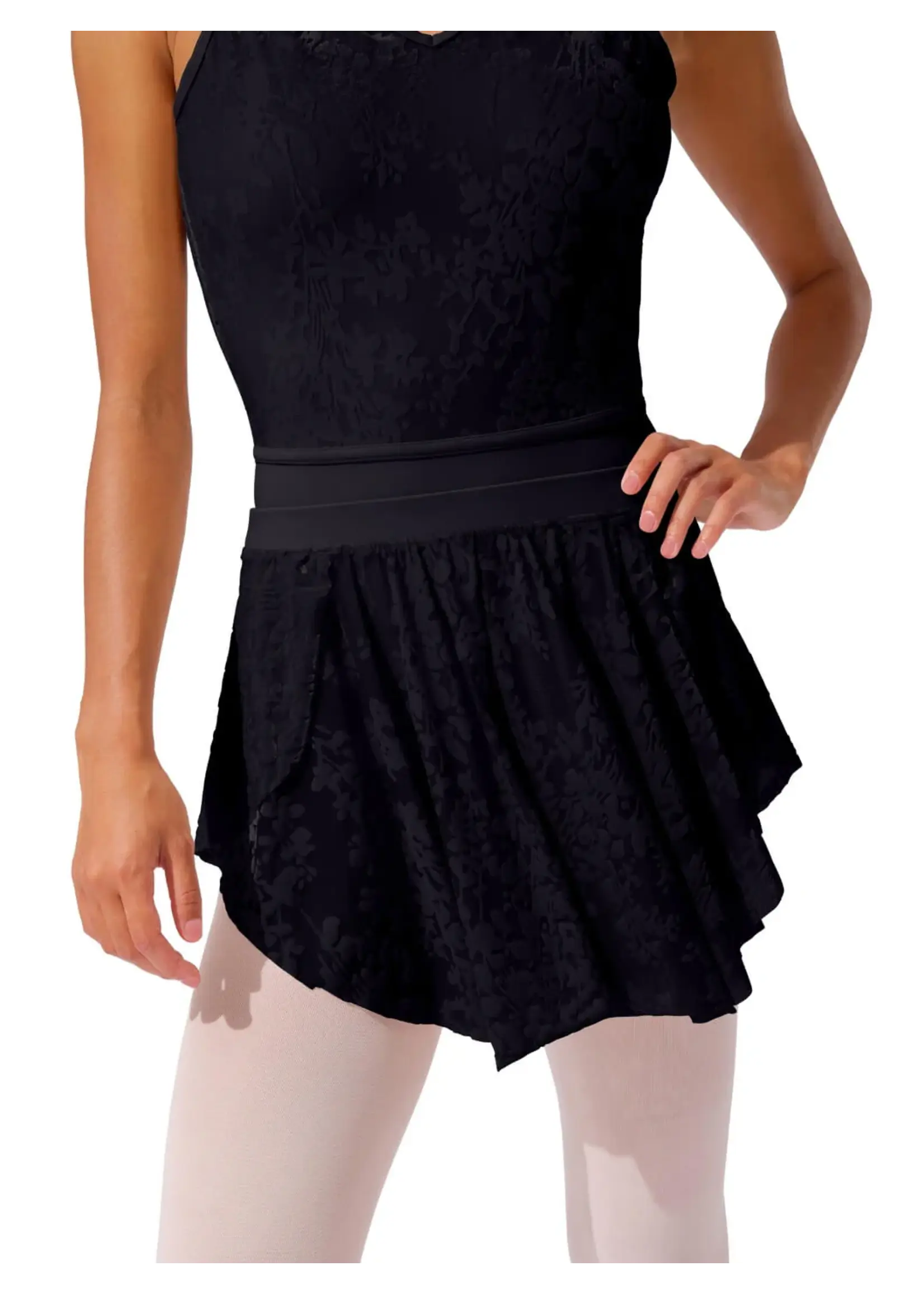 CAPEZIO & BUNHEADS AF12704W YVES PETAL PULL ON SKIRT