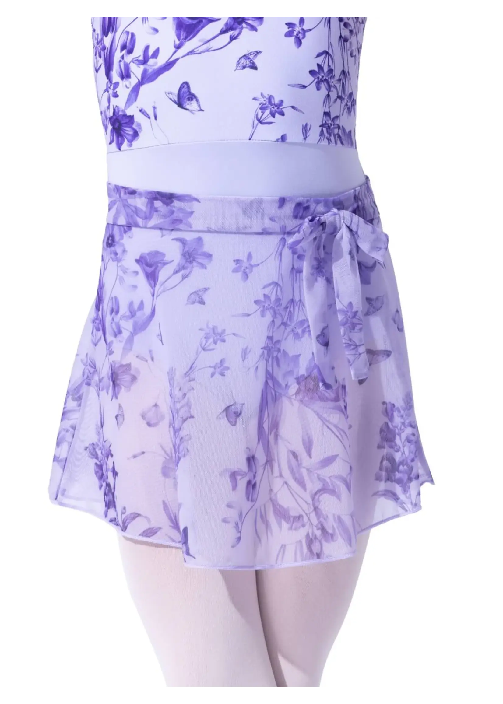 CAPEZIO & BUNHEADS AF12645C FAIRY TOILE FAE RIBBON PULL ON A-LINE SKIRT