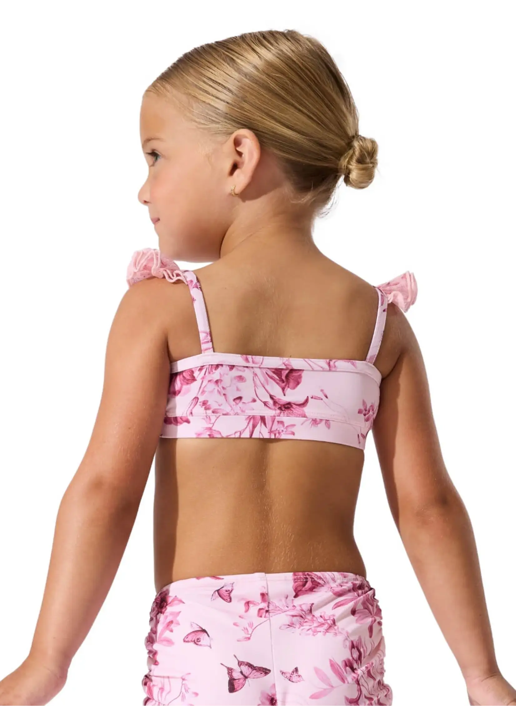 CAPEZIO & BUNHEADS AF12647C FAIRY TOILE FLUTTER CAMISOLE BRA TOP