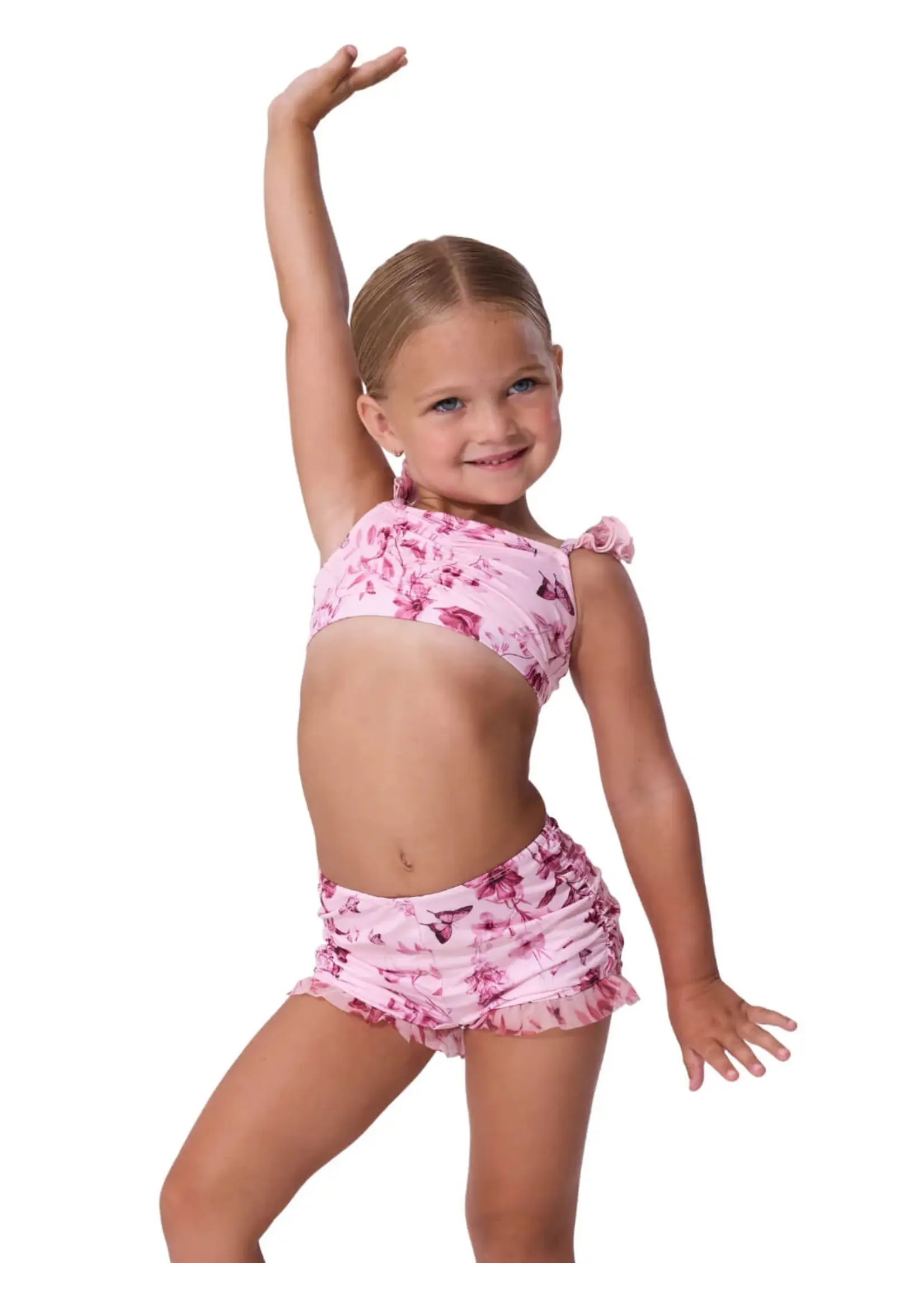 CAPEZIO & BUNHEADS AF12647C FAIRY TOILE FLUTTER CAMISOLE BRA TOP