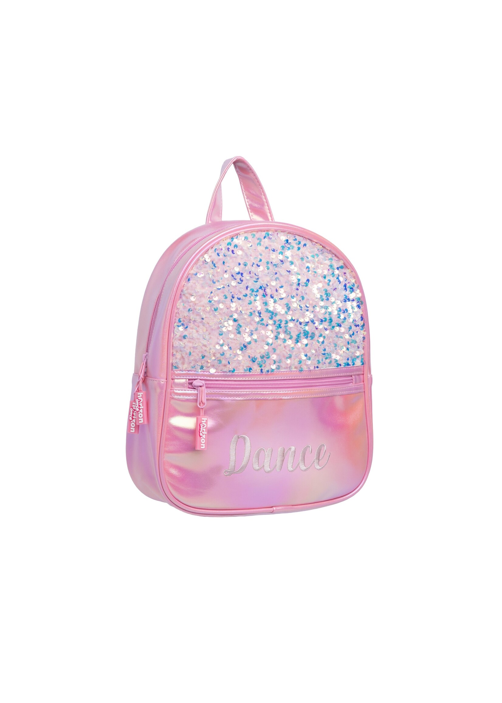 HORIZON DANCE 6621 JORDAN IRIDESCENT SEQUIN DANCE BACKPACK 10X12X3.5